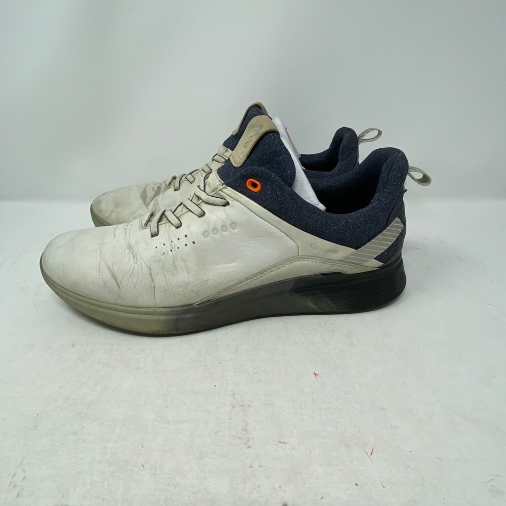 Ecco Biom H4 Gore-Tex Golf Shoes Mens 9.5 White Leather Spikeless 102904